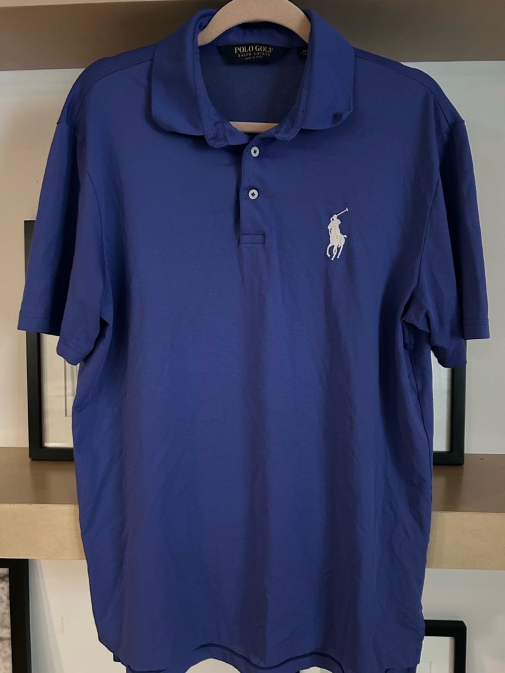 Ralph Lauren Polo Golf Short-Sleeve Shirt in Blue with White Pony